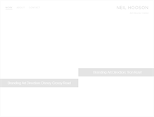 Tablet Screenshot of neilhooson.com